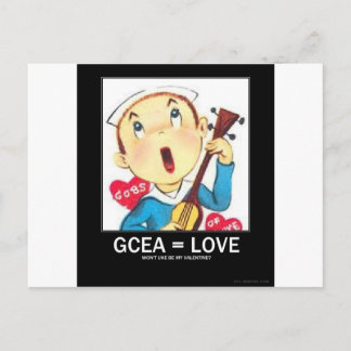 Cartes Pour Fêtes Annuelles L'ukulélé de Valentine