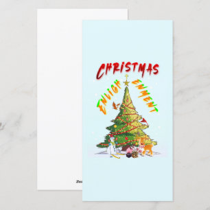 Cartes Pour Fêtes Annuelles Lumière de Noël