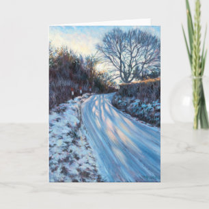 Cartes Pour Fêtes Annuelles Lumière d'hiver