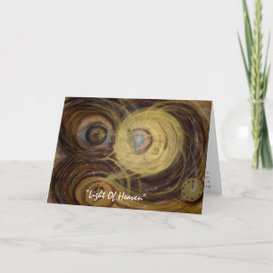 Cartes Pour Fêtes Annuelles Lumière Du Ciel, "Lumière Du Ciel"
