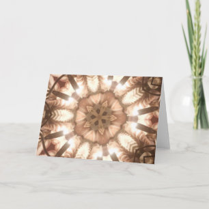 Cartes Pour Fêtes Annuelles Lumière Joyeux sapin de Noël Lumières Kaleidoscope