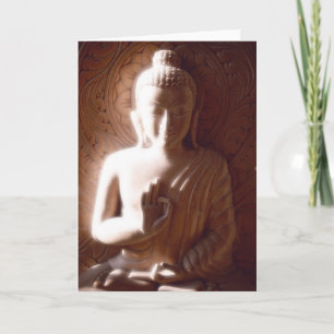 Cartes Pour Fêtes Annuelles Lumière molle de Bouddha