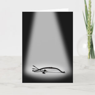 Cartes Pour Fêtes Annuelles Lumière sur la cale de Cupid