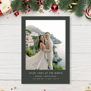 Cartes Pour Fêtes Annuelles Lumière sur la côte du monde photo nouvellement ma