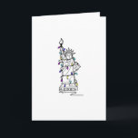 Cartes Pour Fêtes Annuelles Lumières de Noël de Hanoukka pour les fêtes de New<br><div class="desc">Les cartes présentent une illustration originale au marqueur d'un monument de New York, la Statue de la Liberté, "habillée" pour la saison des fêtes. Parfait pour Noël ou Hanoukka ! Cette illustration de Chanouka est également disponible sur d'autres produits. Vous ne voyez pas ce que vous cherchez ? Besoin d'aide...</div>