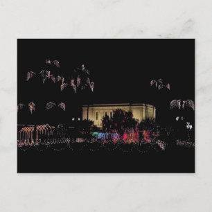 Cartes Pour Fêtes Annuelles Lumières de Noël du temple de Mesa