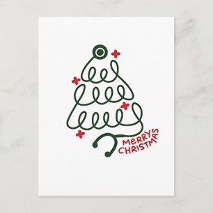 Cartes Pour Fêtes Annuelles Lumières de sapin de Noël Stéthoscope Blouse de so