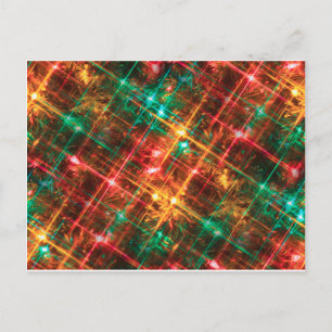Cartes Pour Fêtes Annuelles lumières des arbres de noël