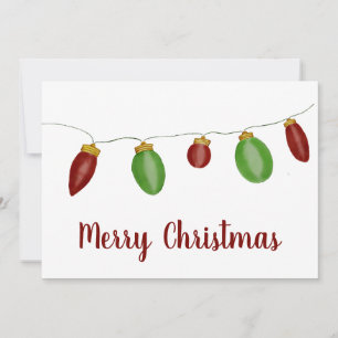 Cartes Pour Fêtes Annuelles Luminaire de Noël Vintage