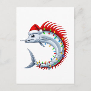 Cartes Pour Fêtes Annuelles Luminaires de chapeau de Père Noël en forme de Rég