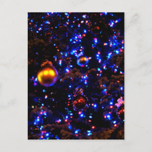 Cartes Pour Fêtes Annuelles Luminosité de vacances bleu