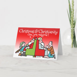 Cartes Pour Fêtes Annuelles L'un de ces Santas que vous dépassez ! -