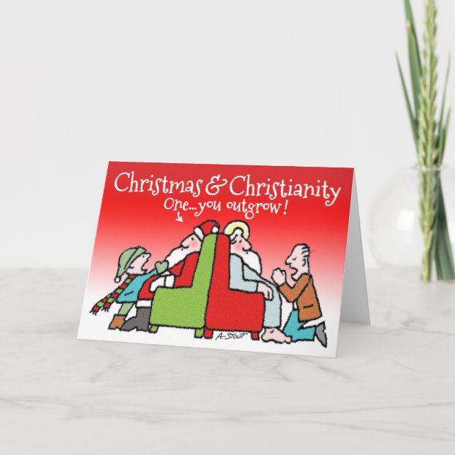 Cartes Pour Fêtes Annuelles L'un de ces Santas que vous dépassez ! - (Devant)