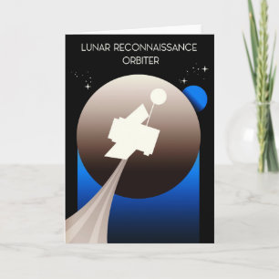 Cartes Pour Fêtes Annuelles Lunar Reconnaissance Orbiter Art spatial