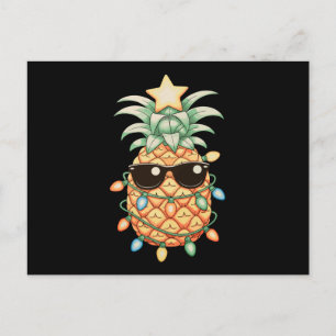Cartes Pour Fêtes Annuelles Lunettes de soleil Ananas Lumières de Noël Xmas Fê