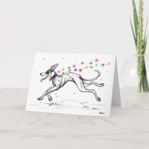 Cartes Pour Fêtes Annuelles Lurcher