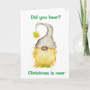 CARTES POUR FÊTES ANNUELLES LUTF ET TRES JOYEUX GNOME JUSTE POUR "VOUS"