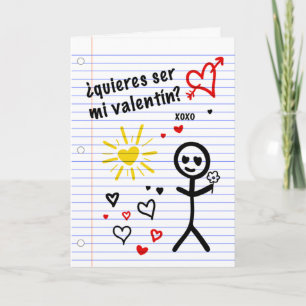 Cartes Pour Fêtes Annuelles l'utilisateur mi valentin bocetos de papel de cuad