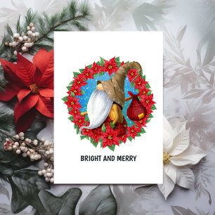 Cartes Pour Fêtes Annuelles Lutin de Noël nordique