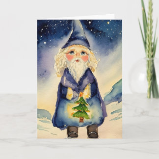 Cartes Pour Fêtes Annuelles lutin de voeux de Noël