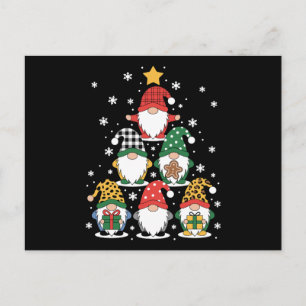 Cartes Pour Fêtes Annuelles Lutins de Noël Empiler Arbre Flocon de Neige Cooki