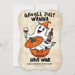 Cartes Pour Fêtes Annuelles Lutins drôles veulent juste boire du vin Invitatio