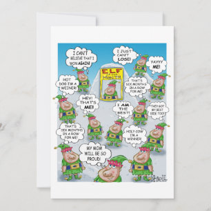 Cartes Pour Fêtes Annuelles Lutins du mois