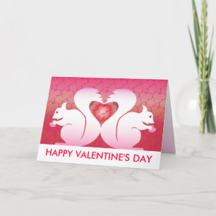 Cartes Pour Fêtes Annuelles Luvkins d'écureuil