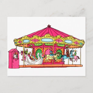 Cartes Pour Fêtes Annuelles "M" est pour joyeux vont rond