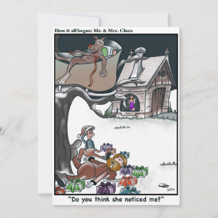 Cartes Pour Fêtes Annuelles M. & Mme Claus