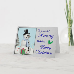 Cartes Pour Fêtes Annuelles M. Snowman