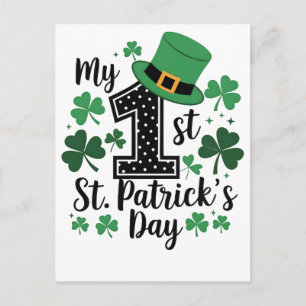 Cartes Pour Fêtes Annuelles Ma chemise colorée de St-Patrick 1ère édition
