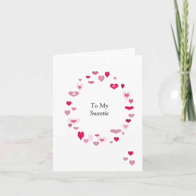 Cartes Pour Fêtes Annuelles Ma chérie (Devant)