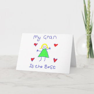 Cartes Pour Fêtes Annuelles Ma mamie est le meilleur