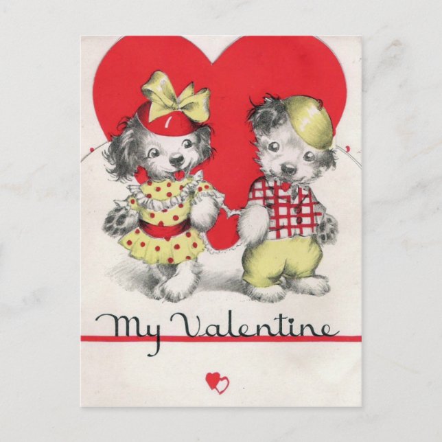 Cartes Pour Fêtes Annuelles Ma Saint Valentin (Devant)