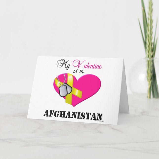 Cartes Pour Fêtes Annuelles Ma Saint Valentin est en Afghanistan (Devant)