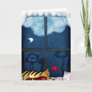 Cartes Pour Fêtes Annuelles Ma valentine confortable