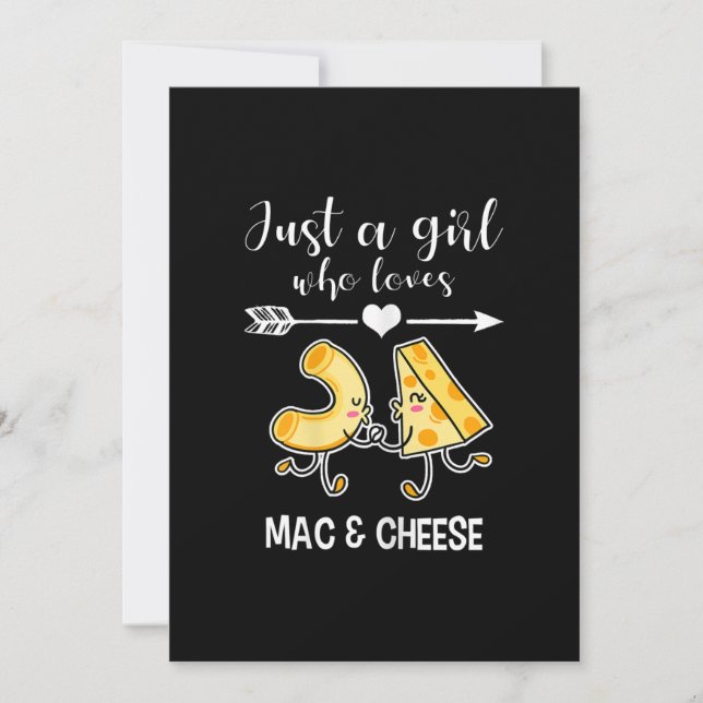 Cartes Pour Fêtes Annuelles Mac & Cheese Shirt Funny Mac and Cheese Lover Gift (Devant)