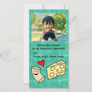 Cartes Pour Fêtes Annuelles Macaroni Aime Fromage Cute Kids Valentine