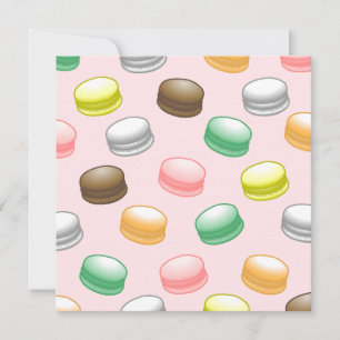 Cartes Pour Fêtes Annuelles Macarons délicieux pour Sweet 16