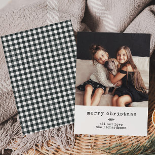 Cartes Pour Fêtes Annuelles Machine à écrire moderne   Photo de vacances sur E