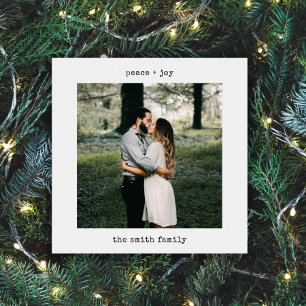 Cartes Pour Fêtes Annuelles Machine à écrire simple moderne Joyeuse photo de N