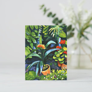 Cartes Pour Fêtes Annuelles Macke - Fleurs dans le jardin