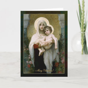Cartes Pour Fêtes Annuelles Madona avec Rose