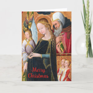 Cartes Pour Fêtes Annuelles Madone enceinte avec saint Joseph (Détail) Vide