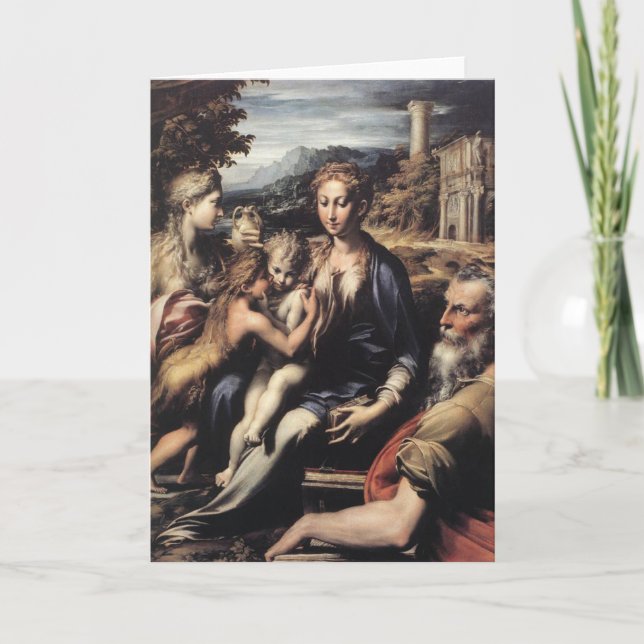 Cartes Pour Fêtes Annuelles Madonna et l'enfant (Devant)