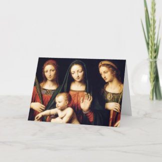 Cartes Pour Fêtes Annuelles Madonna et l'enfant