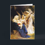 Cartes Pour Fêtes Annuelles Madonna et l'enfant et les trois anges<br><div class="desc">Madonna et l'enfant et les trois anges</div>