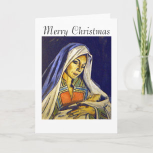 Cartes Pour Fêtes Annuelles Madonna et son enfant, Joyeux Noël