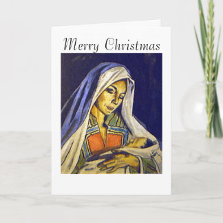 Cartes Pour Fêtes Annuelles Madonna et son enfant, Joyeux Noël